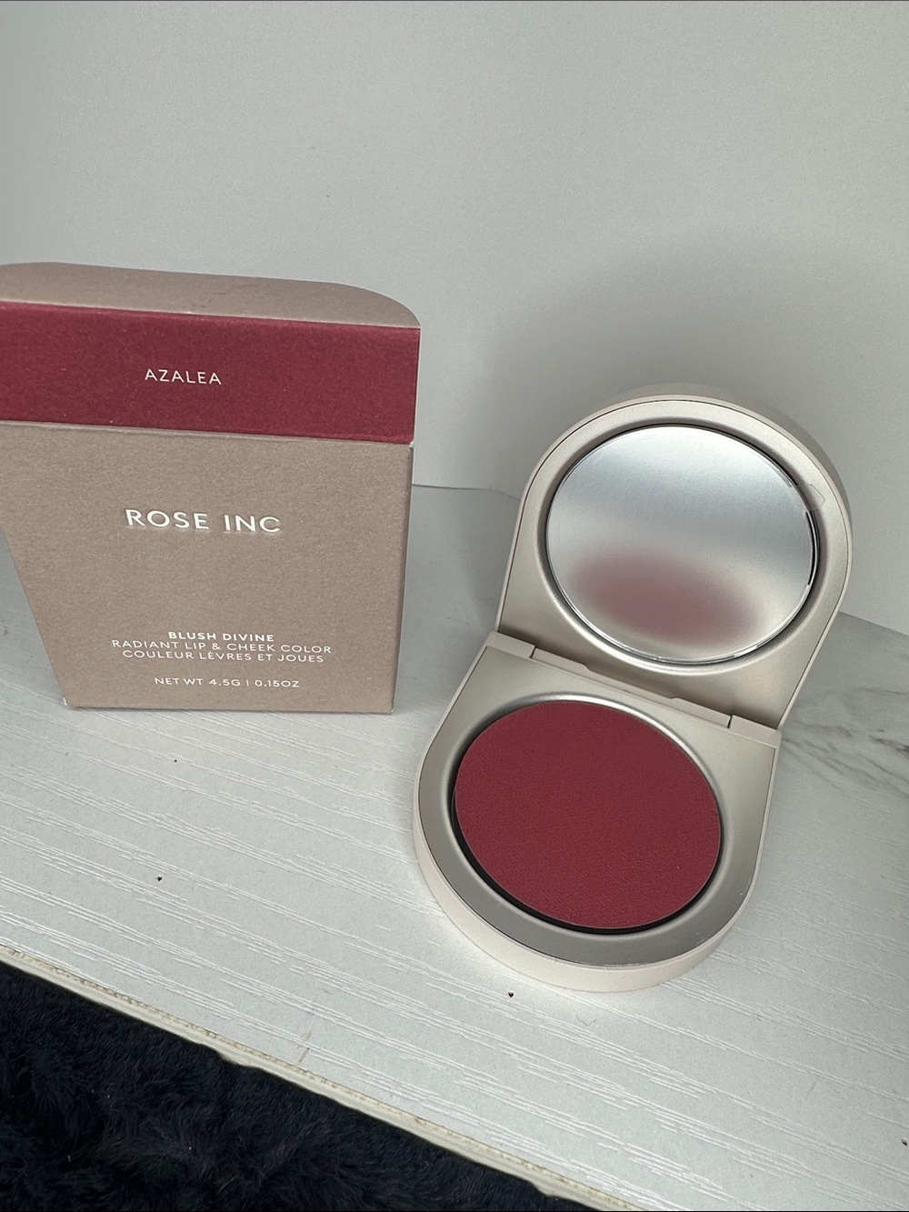 Rose Inc Azalea Cream Blush — Deep Rose